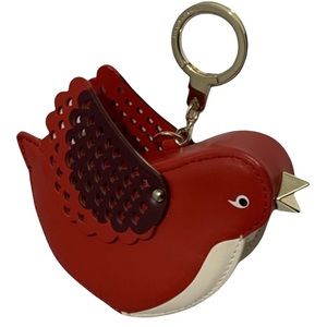 🔥NEW 100% Authentic Kate Spade 3D Chirping Bird Coin Purse With Key Ring